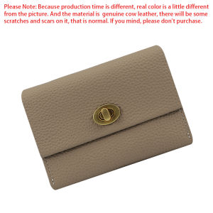 Royal Bagger Credit Card Holder for Women Genuine Cow Leather Female Business Small Short Wallet Fashion Simple Coin Purse 0533
