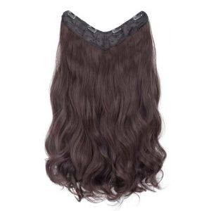 BEAUTYLADIES Korean Women Curly Hair Wig Fashion U-shaped Long Big Wave Hairpiece Breathable Hair Extensions Invisible Seamless Hair Piece Daily