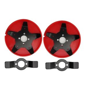 JOKTT 2Pcs Dual-use Grass Trimmer Head Time-saving High-Efficiency Universal Weeding Head Weed Trimmer Head Durable Brush Cutter Trimmer Head Weeding