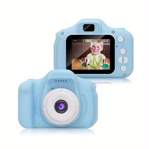 X2S Kids Camera 2.0" LCD Screen | Childrens Digital Video Camera | 1080P HD  | Birthday Gift for Boys & Girls (Pink/Blue)