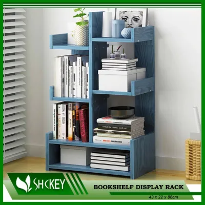 SCHKEY l 7Layer Bookshelf Display Shelf Multipurpose Rack Book Cabinet Ladder Stand Rack