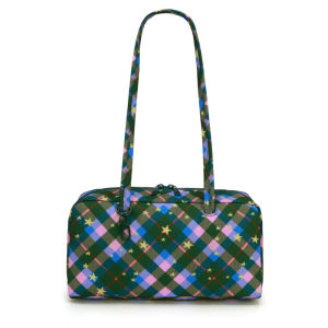 Chấm bi họa tiết da báo Túi đeo vai nylon Túi tote Hàn Quốc Phụ nữ Giản dị Túi chơi bowling Boston Dung tích lớn Túi đựng đồ vệ sinh du lịch2026
