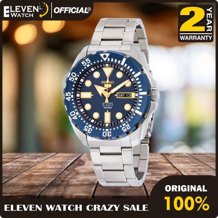 Promo Jam Tangan Pria Seiko 5 Sports SRP605K1 Silver Blue Gold Automatic Original Garansi 2 Tahun COD 100 Authentic Lazada Indonesia