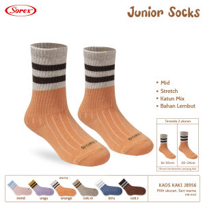 SOREX JUNIOR SOCKS J8956 - KAOS KAKI ANAK / REMAJA PEREMPUAN