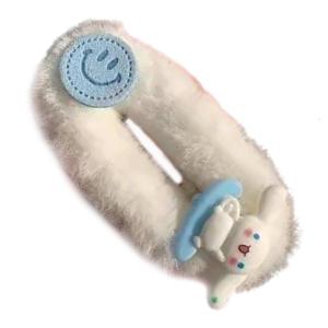 1PC Cute Side Hair Clip Decorated with Bear Design Stylish Hair Accesories Side Clip For Students And Trendsetters