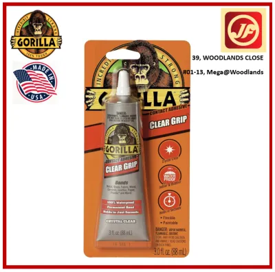 Gorilla 8040002 Clear Grip Contact Adhesive 88ml
