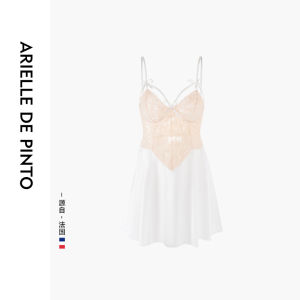 SATIN FABRIC ชุดนอนซาติน ชุดนอนกระโปรง ชุดนอน่ารัก 💫 มีหลายไซต์ M-5XL นน 40-100kg  🌸 ช่วงบนแต่งลูกไม้ กระโปรงเรียบนุ่ม มีให้เลือกหลายสี S-697