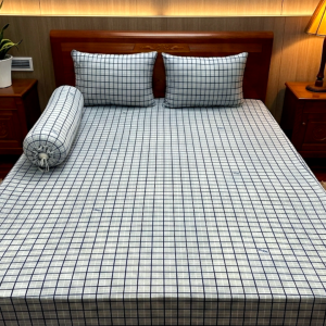 (Vỏ Ôm Khóa Kéo)Ga giường bộ 4 món thun lạnh Hàn Quốc Cao Cấp - đủ size