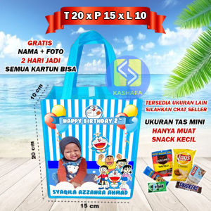 (65 PCS MINI) Tas Pesta Ulang Tahun Anak Karakter / Tas Pesta Ultah Anak Karakter Murah / Goodie bag ultah karakter bebas request /souvenir ultah free design /Tas ulang gratis tambah nama dan foto anak/ tas ultah termurah dan terlaris