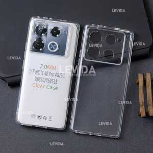 Case Infinix Note 40 Pro Plus Premium Softcase Clear 2.0mm Case Bening Infinix Note 40 Pro Plus