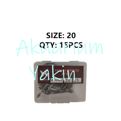 4077 VALUE PACK 1BOX FISHING HOOK CARBON STEEL SALTWATER FRESHWATER SHARP FISHING CIRCLE JIG HOOKS MATA KAIL PANCING