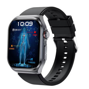 ET585 Medical Grade PPG+ECG Infrared Blood Oxygen Accuracy Health Monitoring Smart Watch