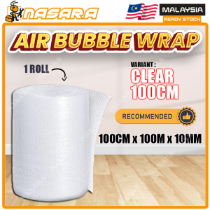 Nasara 100CM x 100M x 10MM Single Layer Bubble Wrap For Wrapping Packaging Protection / Air Bubble Wrap Borong Murah / 泡泡纸 气泡膜