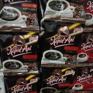 KOPI KAPAL API MANTAP 25 gr per renceng ( isi 10 sachet)