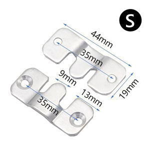 10Pcs Bracket E Ambalan Cantol- Braket E Plat Gantung Foto Photo Frame