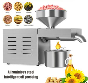 Home - Friendly Intelligent Automatic Cold/Hot Press Stainless Steel Machine: Ideal for High - Quality Cooking Oil Production
