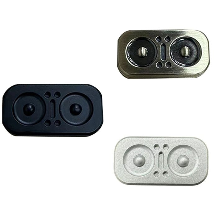 Fidget Slider Gufo In Metallo – Giocattolo Antistress Magnetico Per Ansia E ADHD – 42x21x10 Mm, Argento