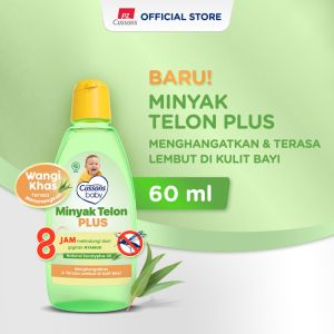 Cussons Baby Minyak Telon Plus - 60ml | Minyak Telon Bayi 60ml