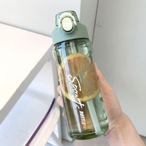 BOTOL MINUM OLAHRAGA SPORT 750ML ANTI BOCOR DENGAN SEDOTAN 0879