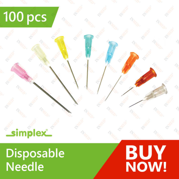 Simplex Disposable Needle [100's per box] | Lazada PH