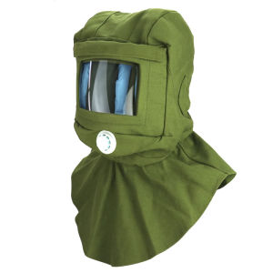 Sand Blasting Hood Mask Shawl Cap Sandblaster Helmet Canvas Hood Face Shield Head Cover Dust Hat