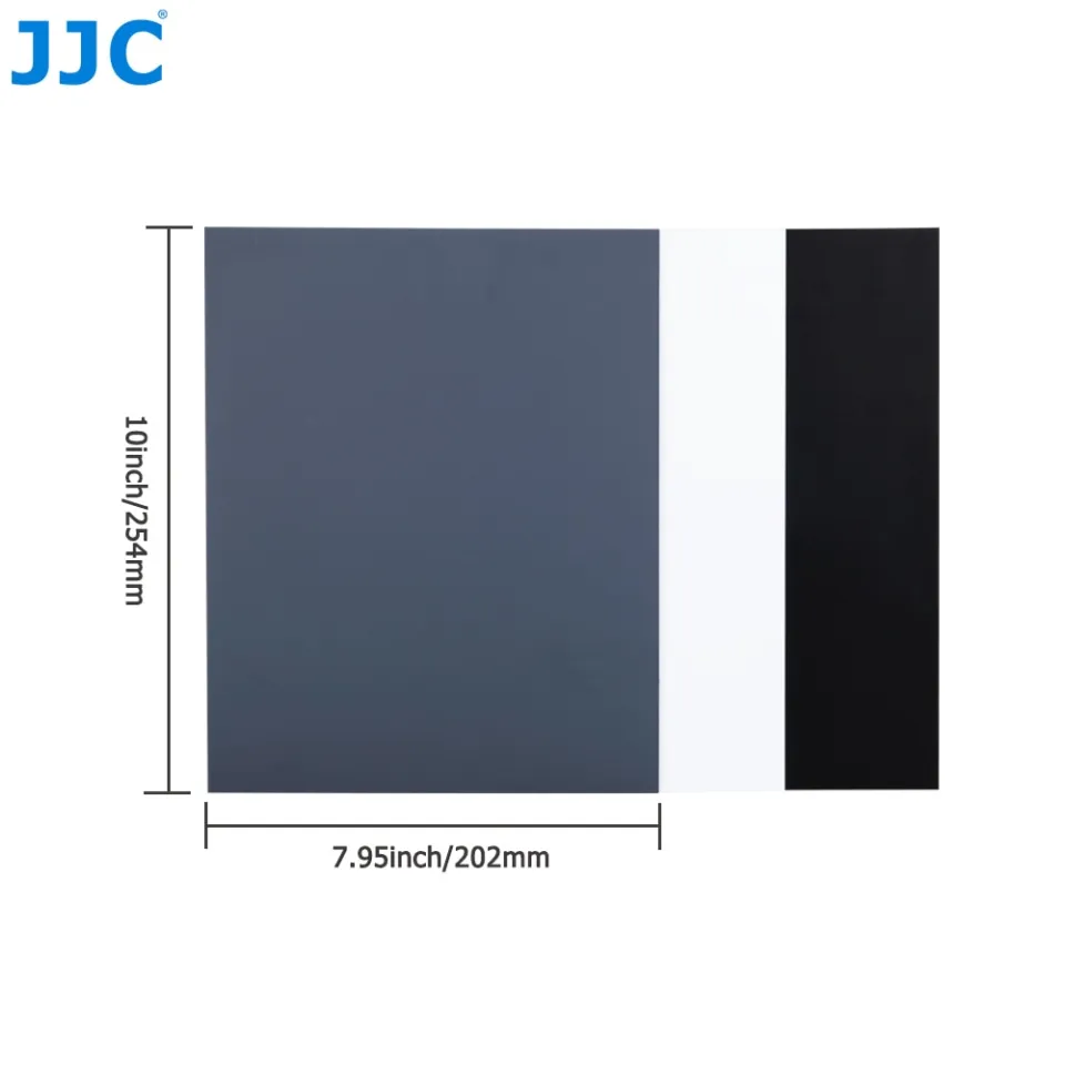 JJC White Balance Cards 18% Gray Grey Card, 10 x Custom