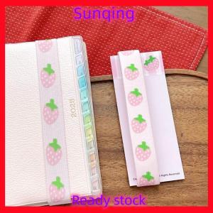 SQ Stationery [Flash Sale] Cute Strawberry Starry Fish Board Handbook Binding Decoration Elastic Straps For A7 M5 Planner Notebook Storage Accessory