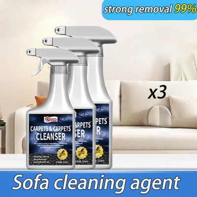 [Dry cleaning foam any stain can be washed off] Sofa cleaner 500ml sofa cleaning liquid is used to clean car seats sofas floor mats car roof ceiling sofa spray carpet cleaning foam strong decontamination non-irritating foam cleaner dry cleaning