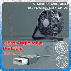 Kipas Angin Meja Portable Colokan USB 2.5 Watt