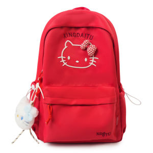AE Japanese-style cute cat student backpack large-capacity cartoon backpack for middle and high school versatile for going out sweet style double-shoulder bag