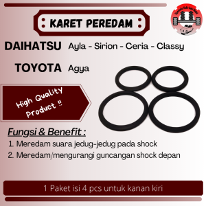 Karet Support Peredam Shock Shockbreaker Depan Ayla Agya Sirion Ceria Karimun Classy