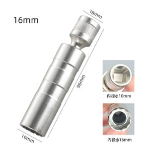 Spark Plug Drive Socket Wrench 14mm 16mm 3/8 Drive 12 Angle Magnetic Removal Tool Car Repair