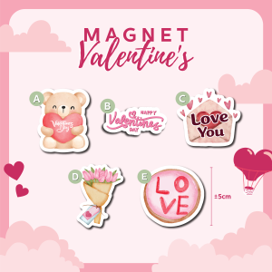 Magnet kulkas VALENTINE - Hadiah VALENTINE