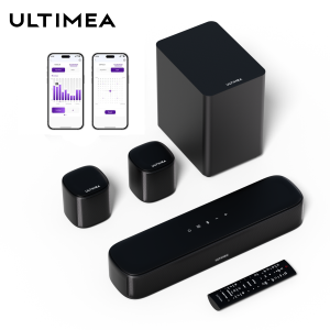 ULTIMEA Soundbar for TV Surround Sound Speaker System5.1 channel Party Speaker with Subwoofer Speakers Remote control APP control