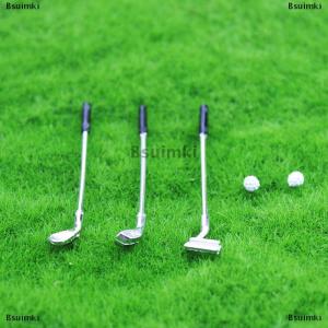 [COD] Bsuimki 1 Bộ sân golf ngoài trời thu nhỏ Nhà búp bê 1:12 kèm bóng cho Búp bê đồ chơi sân vườn