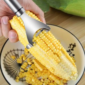 Adzkia35 Alat Pengupas & Penyerut Biji Jagung /Corn Peeler Stainless Steel Praktis dan Efisien