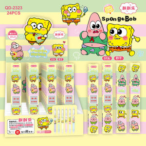 Pen Tulis Gel Ink Pen Blind Box 0.5mm Cute Anime Scratch Gel Pen Smooth Writing School Stationery