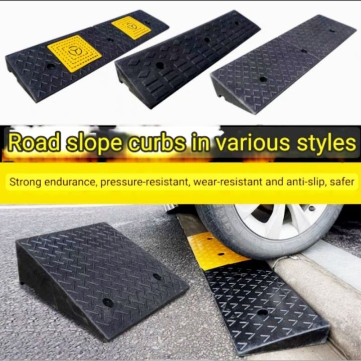 [LOW PRICE] HEAVY DUTY rubber curb ramp triangle electric vehicle step ...
