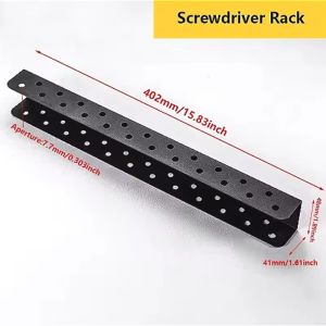 LUMIQLO 1Pcs Kìm búa Giá đỡ kìm Phụ kiện xưởng Dụng cụ cầm tay Bộ tổ chức lưu trữ dụng cụ  Gắn tường Giá đỡ tường cho tua vít