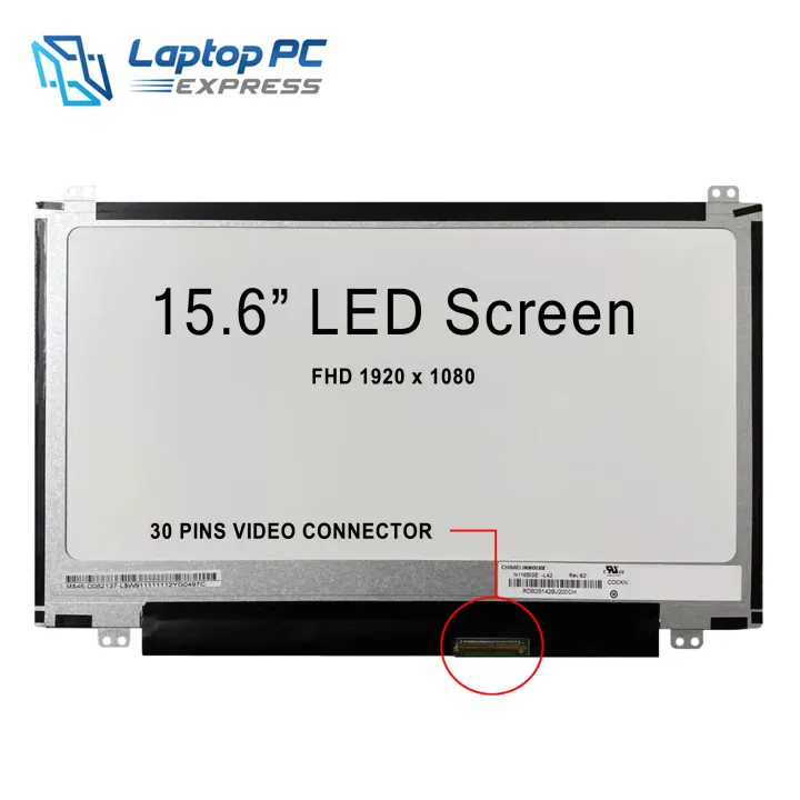 Schermo LED 15.6" Full HD IPS B156HAN02.8 Per Notebook – Ricambio Nuovo Grado A, Connettore 30 Pin EDP