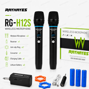 RAYHAYES RG-H11S Wireless Microphone Rechargeable Dynamic Microphone For Karaoke