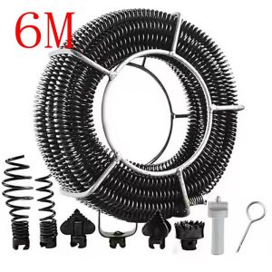 3m/6m/9m/15m/21m Drain Cleaner/Drain Unblocker Tool/Clog Flexible Auger /Toilet Decloger Tanggal Bara Wire