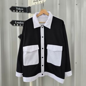 (isi 2 pcs) Jaket Couple Pasangan Biggies Kemeja Couple Pacar Sweater Couple Baju Couple Pasangan