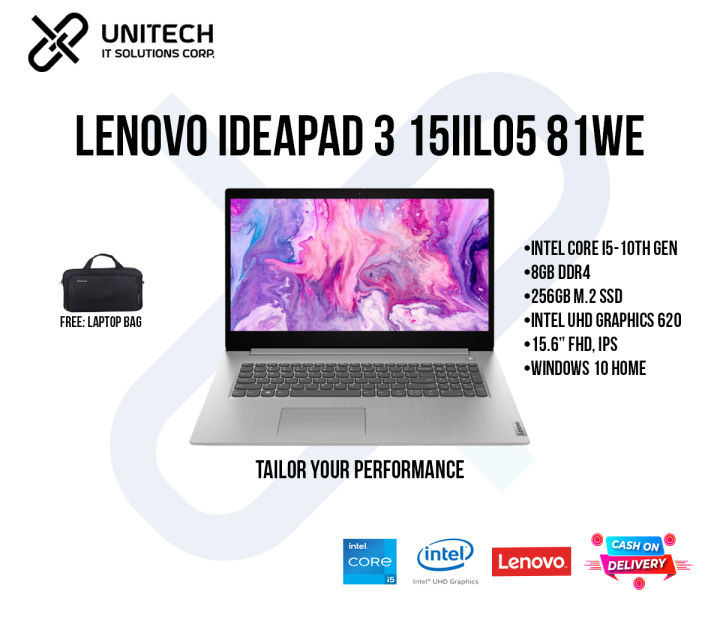 Lenovo Ideapad 3 (15iil05 81we) (brand New) Intel Core I5-10th Gen  8gb 