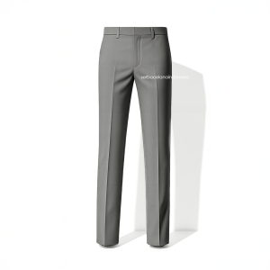 𝐒𝐂𝐈 - Light Grey | Celana Bahan Formal Pria Slim Fit Premium Quality