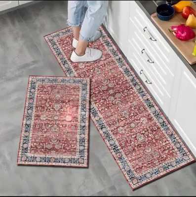 New Motif !! Keset Lantai 1 SET DAPAT 2 PCS KESET PREMIUM l Kitchen Floor Mat Anti Slip/Keset Dapur