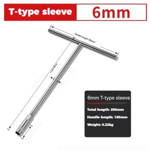 Multifunctional extended T-handle socket wrench hexagonal wrench 6mm-12mm