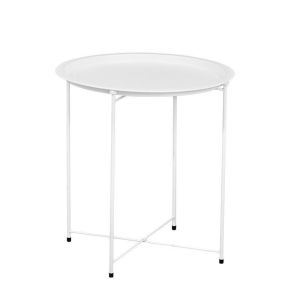 💟SOLUTION65💟 Metal Side Table Round Side Table Bedside Table Bedside Nightstand Bedside End Table Sofa Side Table Bedroom Side Table Coffee Table Bedside Table Round Table Tea Table Sofa Table End Tables Balcony Table Modern Side Table