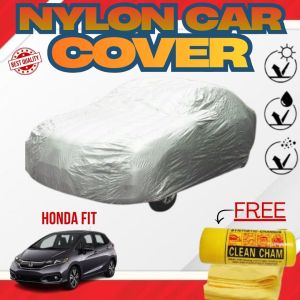 TFG HONDA FIT Waterproof Nylon Car Cover For Hatchback Car Protection With Chamois Towel