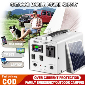 78800mAh Outdoor 220V Portable Solar Generator Fast Charge Large Capacity Power Station with Solar Charging Board Power Station Heavy Duty Outdoor Power Bank Travel Camping Home Emergency Power DC/AC External Battery Support USB Port Charging AC Output